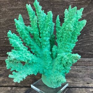 Green Decorative Coral Sculpture